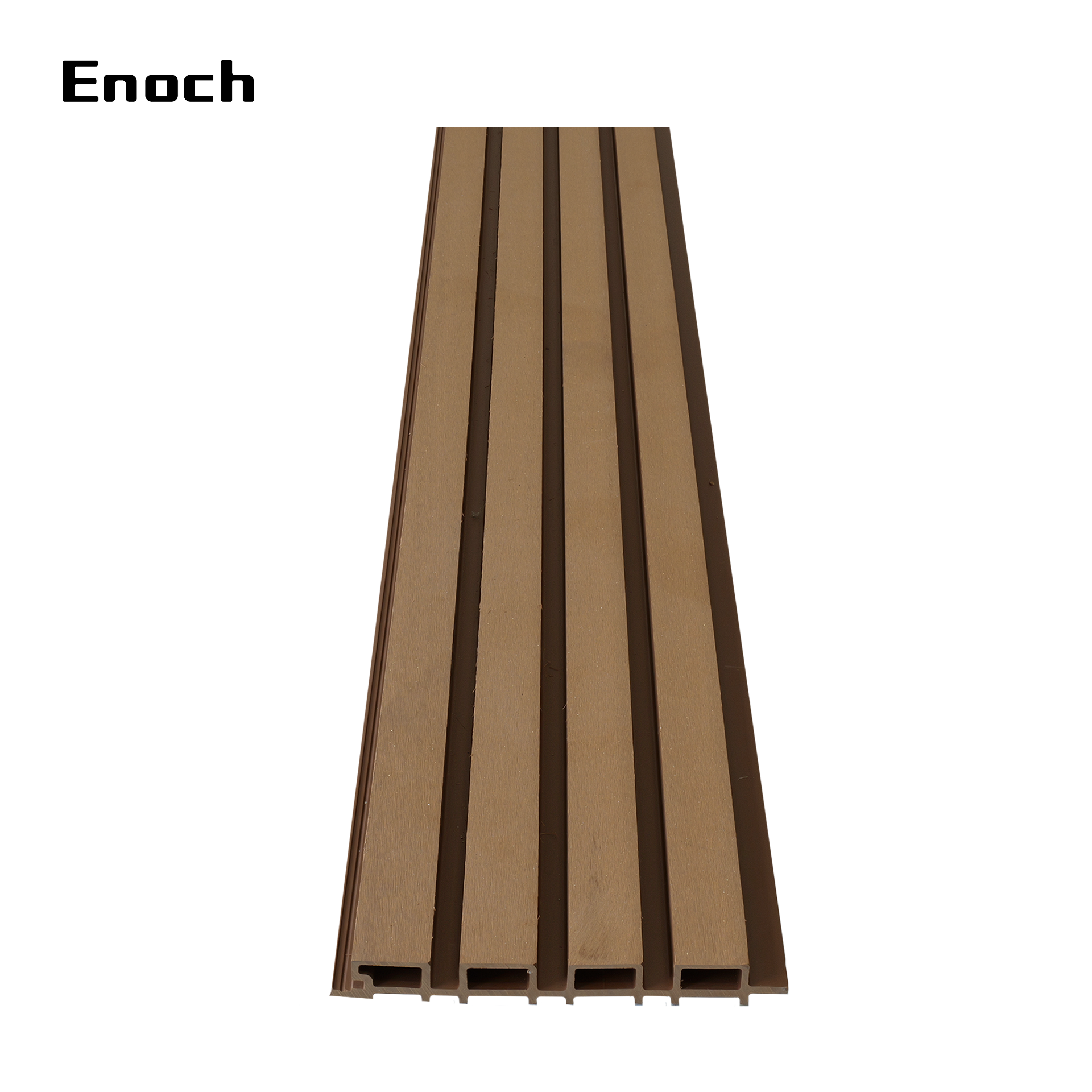 ไม้ระแนงภายนอก WPC Exterior Wall Cladding รุ่นที่ 1 สี Chestnut Brown (WPC05-C-002)
