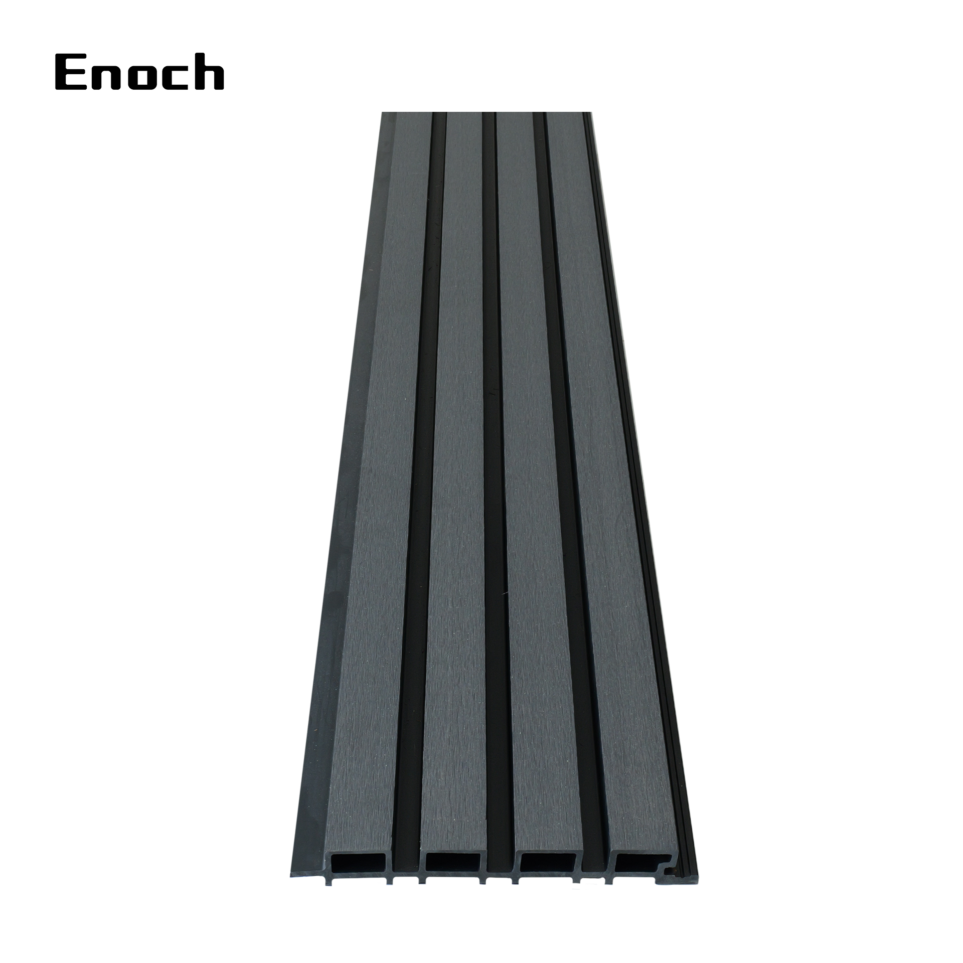 ไม้ระแนงภายนอก WPC Exterior Wall Cladding รุ่นที่ 1 สี Charcoal Grey (WPC05-C-001)