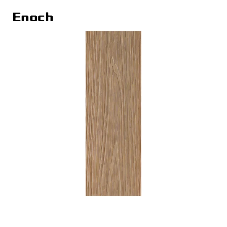 พื้นไม้เทียม WPC แบรนด์ Enoch รุ่น PRIME FLIP (ไพรม์ฟลิป) มี 2 เฉดสีในแผ่นเดียว สลับได้ตามสไตล์