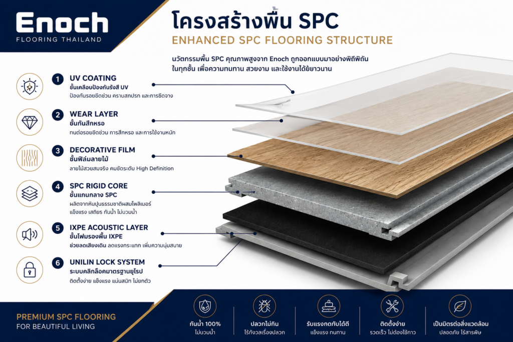 โครงสร้างพื้น SPC แบรนด์ Enoch