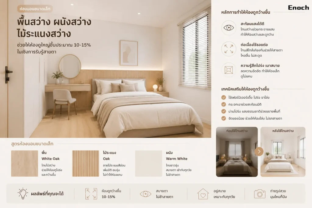 ห้องนอนขนาดเล็ก